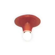 Artemide - Teti Plafond/Vägglampa Transparent Orange