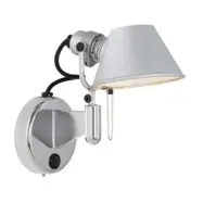 Artemide - Tolomeo Micro Faretto LED-vägglampa, 20 cm, aluminium