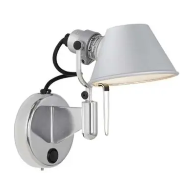 Artemide - Tolomeo Micro Faretto LED-vägglampa, 20 cm, aluminium