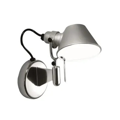 Artemide - Tolomeo Micro Faretto LED-vägglampa, grå, 3000K