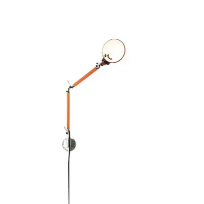 Artemide - Tolomeo Micro Parete Vägglampa Orange