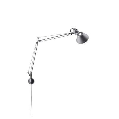 Artemide - Tolomeo Vägglampa Alu LED