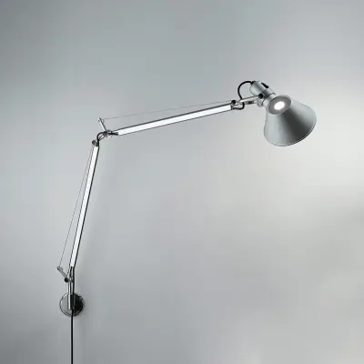 Artemide - Tolomeo Vägglampa Alu LED