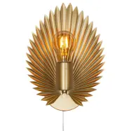 Aruba Vägglampa, guld Matt