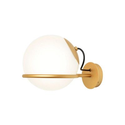 Astep - Model 238/1 Vägglampa Ø20 Golden