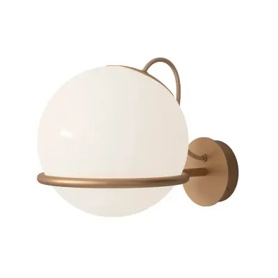 Astep - Model 238/1 Vägglampa Ø20 Golden