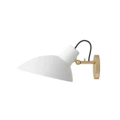 Astep - VV Cinquanta Vägglampa Brass/White