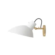 Astep - VV Cinquanta Vägglampa Brass/White w/Switch