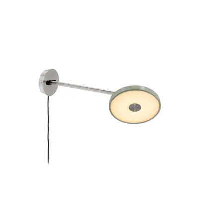 Asteria Long LED-vägglampa, olivgrön, stål, stickkontakt – UMAGE - Vardagsrum - Design - Metall - Med en ljuskälla
