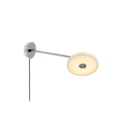 Asteria Long LED-vägglampa, vit, stål, stickkontakt – UMAGE - Vardagsrum - Design - Metall - Med en ljuskälla