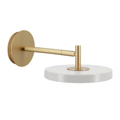 Asteria vägglampa kort, Nuance Mist