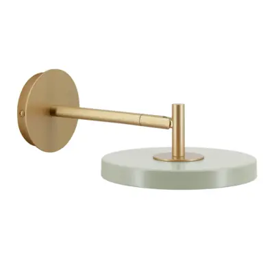 Asteria vägglampa kort, Nuance Olive