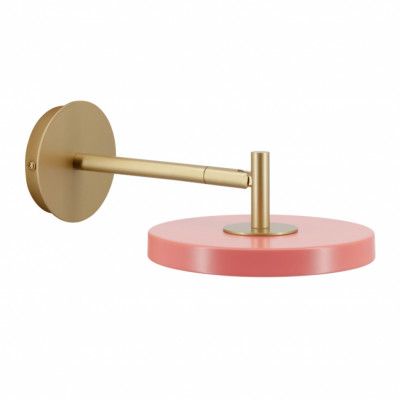 Asteria vägglampa kort, Nuance Rose