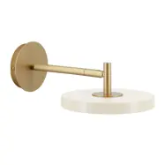 Umage Asteria vägglampa kort, Pearl White