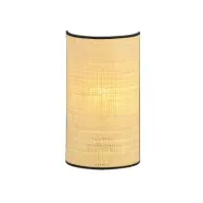 ASTON K1 Vägglampa, Svart/Brun