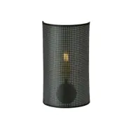 ASTON K1 Vägglampa, Svart/Vit/Guld