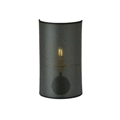 ASTON K1 Vägglampa, Svart/Vit/Guld