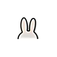 Atelier Pierre - Miffy Vägglampa Black LED Mood Light Small