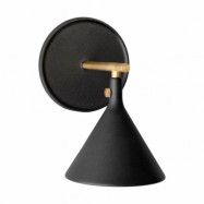 Audo Copenhagen Cast Sconce vägglampa diffuser fast installation Black