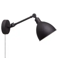 Bazar mini vägglampa, sandsvart 25cm