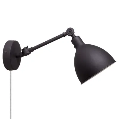 Bazar mini vägglampa, sandsvart 25cm
