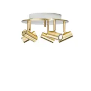 Belid - Cato 5-spot Plafond Slipad Mässing