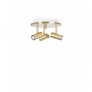 Belid - Cato Triospot Plafond Slipad Mässing