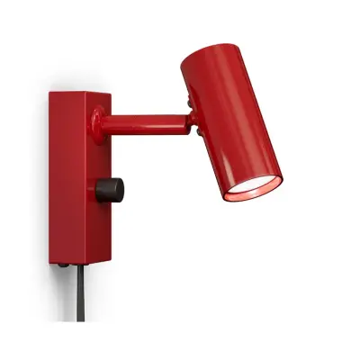 Belid - Cato Vägglampa Blank Ruby Röd/Matt Svart