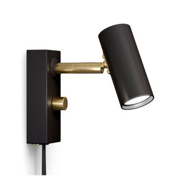 Belid - Cato Vägglampa Matt Svart/Mässing