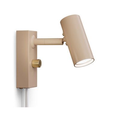 Belid - Cato Vägglampa Nougat/Mässing