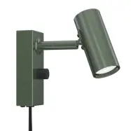 Belid - Cato vägglampa skogsgrön/svart höjd 15 cm dimbar