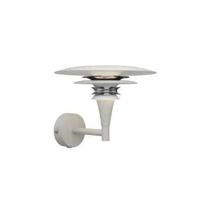 Belid Diablo vägglampa Flat svart/Glossy red