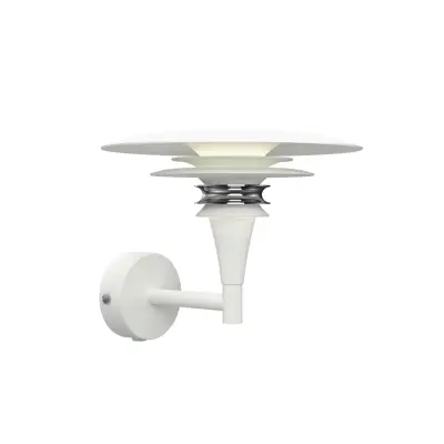 Belid - Diablo vägglampa, vit/krom, Ø 20 cm metall, G9
