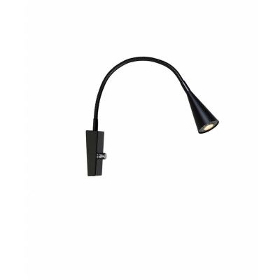 Belid - Ledro Vägglampa Matt Svart LED 12V Dimbar