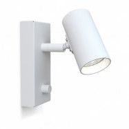 Belid Tyson vägglampa Ø5,5 cm Vitstruktur