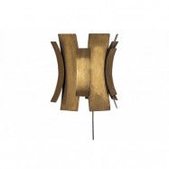 BEPUREHOME Course vägglampa - antik mässing metall