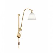 Bestlite BL5 Vägglampa Ø16 Mässing/Porslin - GUBI