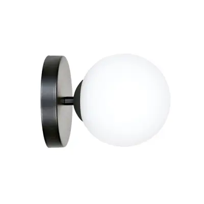 BIOR K1 Vägglampa, Svart/Vit