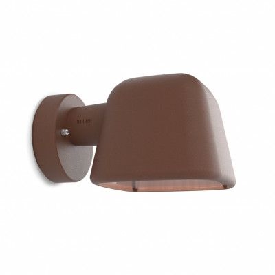 Boo vägglampa IP44 roststruktur E27