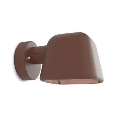 Boo vägglampa IP44 roststruktur E27