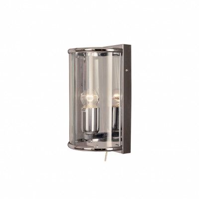 BUDGIE vägglampa, krom