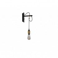 Buster+Punch - Hooked Vägglampa Graphite/Brass