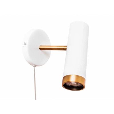 By Rydéns - Puls Vägglampa White/Brass