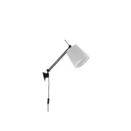 Lucande - Caelia Vägglampa  Black/White