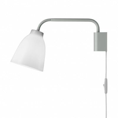 Caravaggio Read vägglampa, Opal 33,8cm