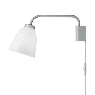 Caravaggio Read vägglampa, Opal 33,8cm