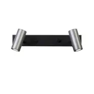 Cato vägglampa dubbel LED, oxidgrå 15,4cm