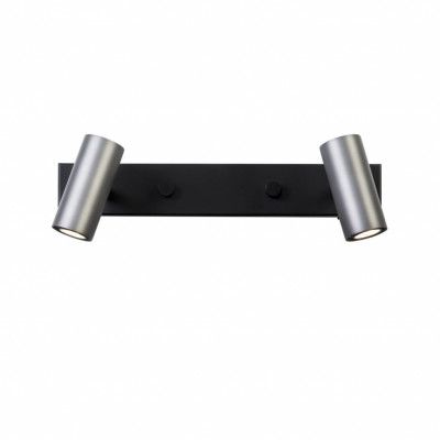 Cato vägglampa dubbel LED, oxidgrå 15,4cm