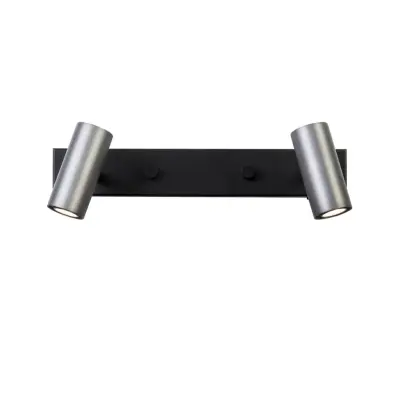 Cato vägglampa dubbel LED, oxidgrå 15,4cm