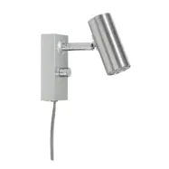 Cato vägglampa LED, aluminium 15,4cm